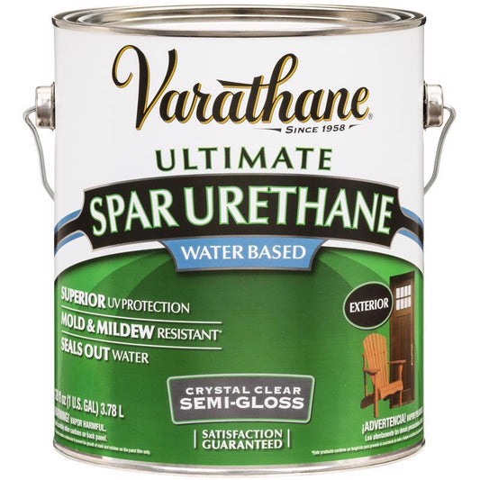 Varathane Diamond Semi-Gloss Clear Water-Based Spar Urethane 1 gal