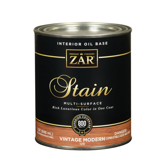 ZAR Semi-Transparent Vintage Modern Oil-Based Polyurethane Wood Stain 1 qt