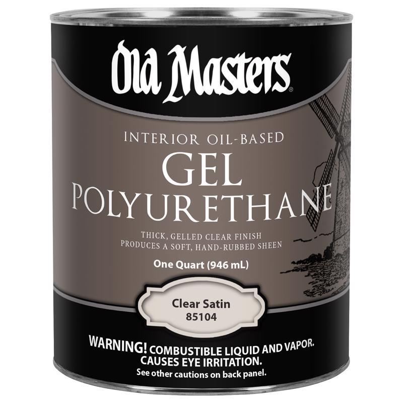 Old Masters Satin Clear Oil-Based Polyurethane 1 qt