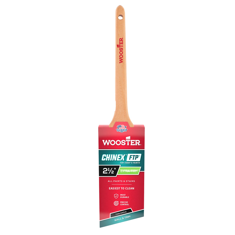 Wooster 2-1/2 in. Extra Firm Thin Angle Paint Brush