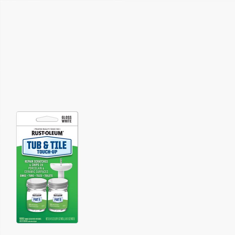 Rust-Oleum Specialty Gloss White Tub & Tile Touch-Up Interior 0.45 oz