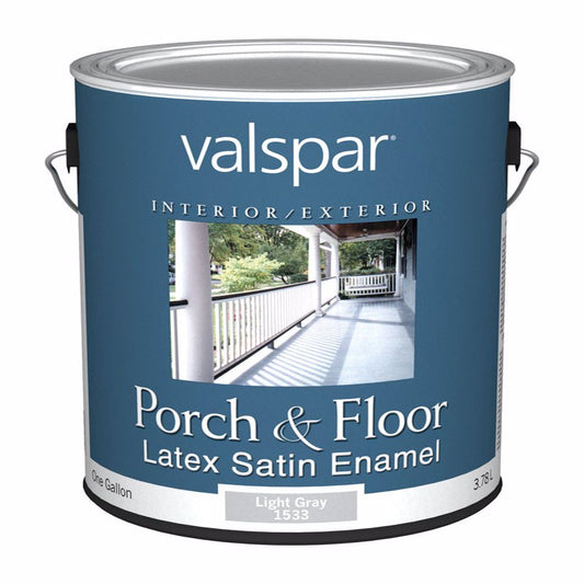 Valspar Satin Light Gray Floor and Patio Coating 1 gal