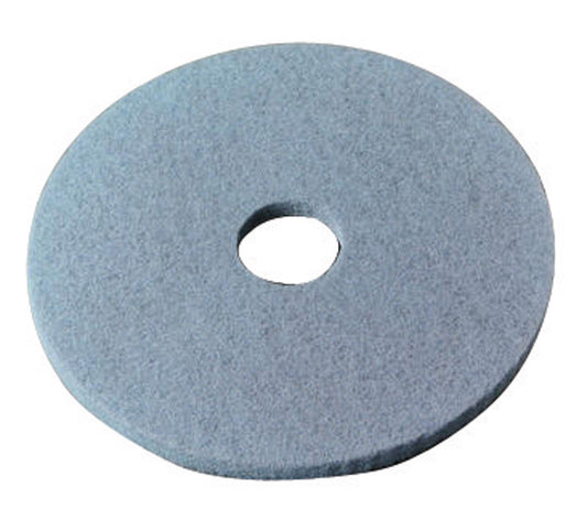 3M 20 in. D Non-Woven Natural/Polyester Fiber Floor Polishing Pad Blue