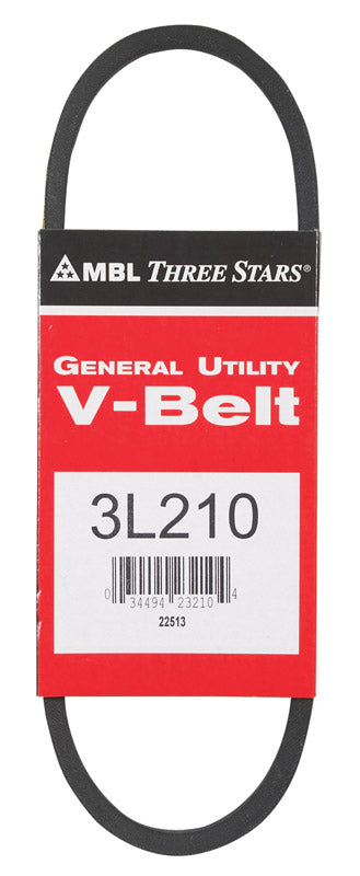 Mitsuboshi FHP General Utility V-Belt 0.38 in. W X 21 in. L For Fractional Horsepower Motors