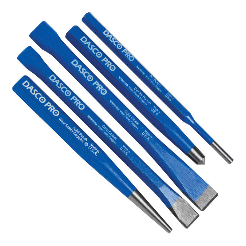Dasco Pro High Carbon Steel Punch and Chisel Set 5 pc – Sports Med ...