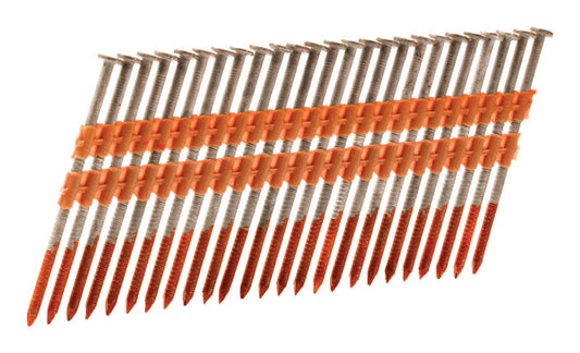 Metabo HPT 3 in. L Plastic Strip Hot-Dip Galvanized Framing Nails 21 deg 4,000 pk