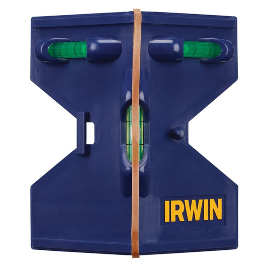 Irwin 5.50 in. Plastic Magnetic Post Level 3 vial
