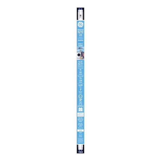 GE T8 G13 (Medium Bi-Pin) LED Bulb Daylight 20 Watt Equivalence 1 pk