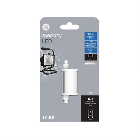 GE T9 R7S LED Bulb Warm White 100 Watt Equivalence 1 pk