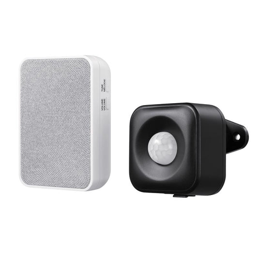 Heath Zenith Heath Zenith Black/White Plastic Wireless Door Bell