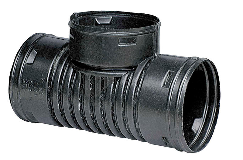 Advanced Drainage Systems 6 in. Snap X 6 in. D Snap Polyethylene 12 in. Tee 1 pk