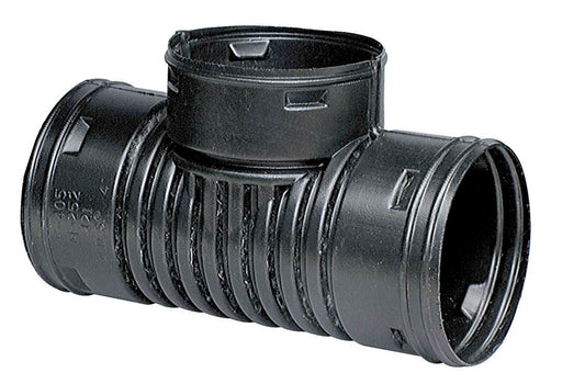 Advanced Drainage Systems 6 in. Snap X 6 in. D Snap Polyethylene 12 in. Tee 1 pk