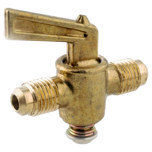 Anderson Metals 1/4 in. Flare in. X 1/4 in. Flare Brass Shut Off Cock