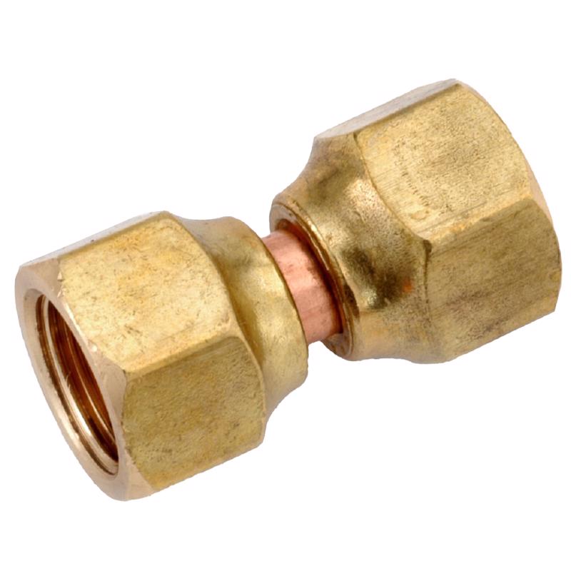 Anderson Metals 5/8 in. Female Flare in. X 5/8 in. D Female Flare Brass Swivel Flare Connector