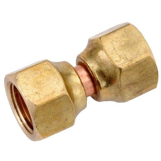 Anderson Metals 5/8 in. Female Flare in. X 5/8 in. D Female Flare Brass Swivel Flare Connector