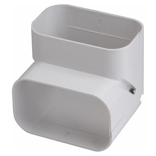 Slimduct Line Set Covers 5 in. W X 5 in. H White