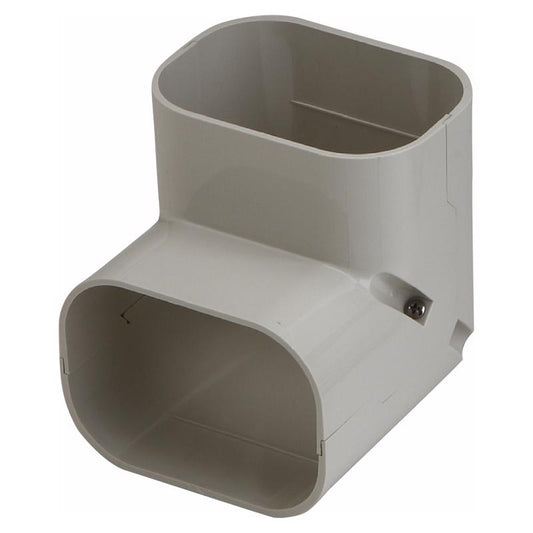 Slimduct Line Set Covers 4.63 in. W X 4.63 in. H Ivory