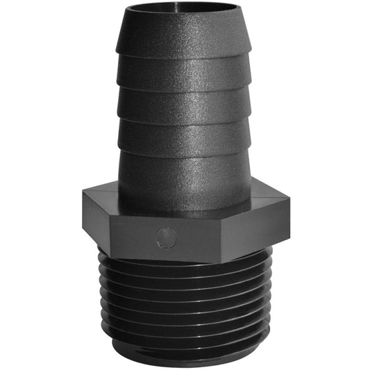 Green Leaf 3/8 in. MPT X 3/8 in. D Barb Polypropylene Hose Adapter 1 pk