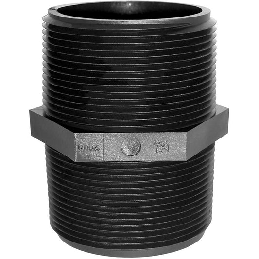 Green Leaf Schedule 80 1 in. MPT X 1 in. D MPT Polypropylene Nipple 1 pk