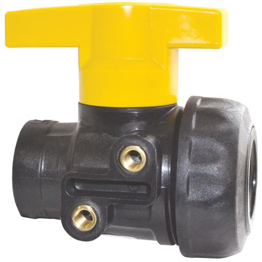 Green Leaf 1 in. Polypropylene Female Union Ball Valve