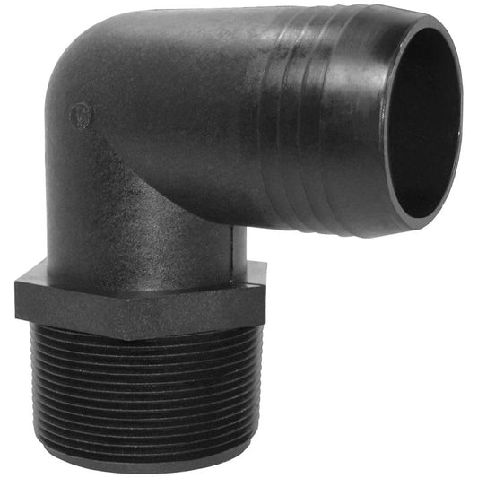 Green Leaf Polypropylene 3/4 in. D X 3/4 in. D Hose Elbow 1 pk