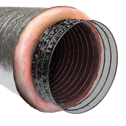 Imperial R4.2 25 ft. L X 10 in. D Silver Poly Duct