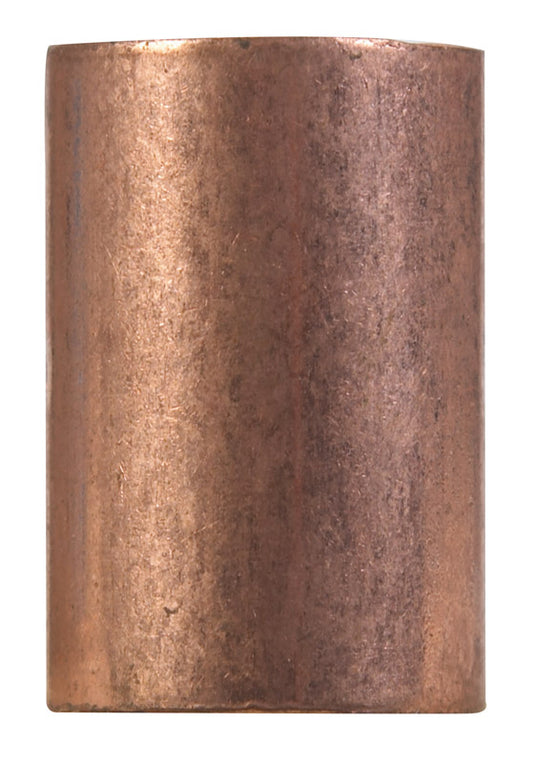 NIBCO 5/8 in. Sweat X 5/8 in. D Sweat Copper Coupling with Stop 1 pk