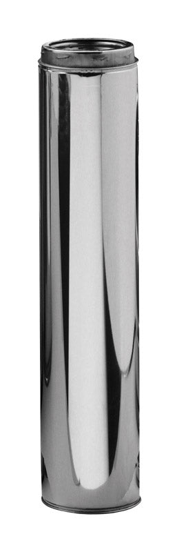 Selkirk 6 in. D X 48 in. L Stainless Steel Chimney Pipe
