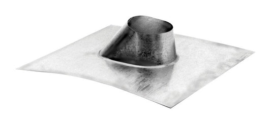 DuraVent 4 in. W X 4 in. L Steel Pelvent Roof Flashing Silver