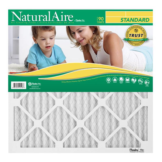 NaturalAire 8 in. W X 8 in. H X 1 in. D Synthetic 8 MERV Pleated Air Filter 1 pk