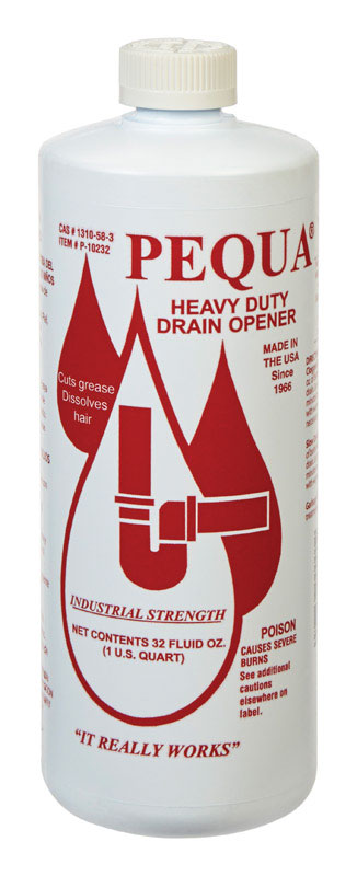Pequa Liquid Professional Strength Drain Cleaner 32 oz