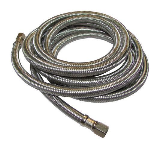 Plumb Pak 1/4 in. Compression in. X 1/4 in. D Compression 120 in. Polymer Ice Maker Supply Line Kit