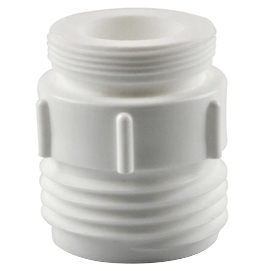 GT Water Products Drain King Female Thread 5/8 in. x 5/8 in. White Outlet Adapter