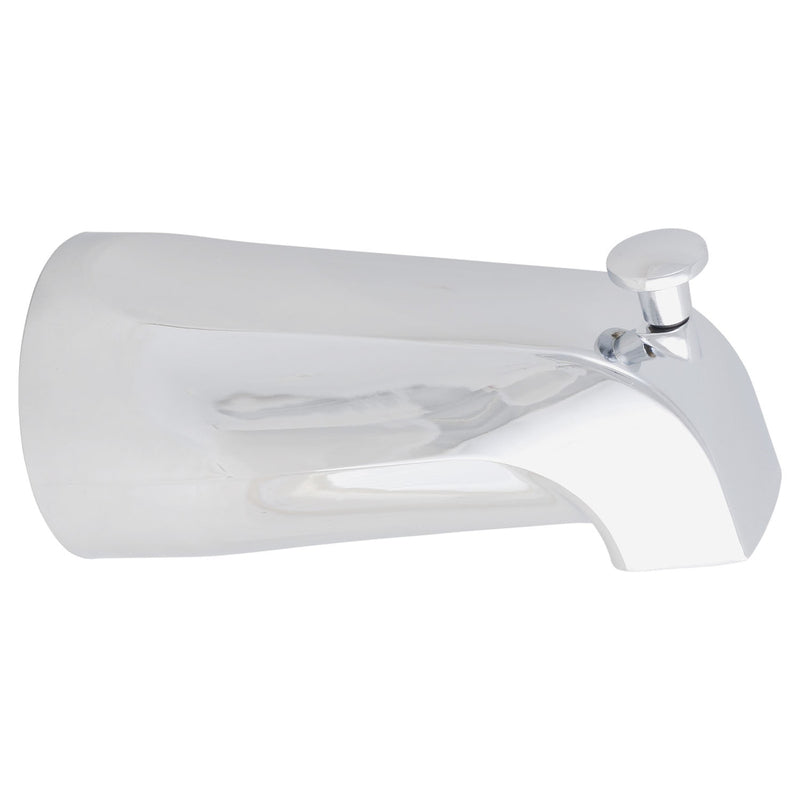 LDR Bath Tub Diverter Spout Universal 2-3/4 in. L X 4 in. W X 7-3/4 in. H X 3/4 in. D 1/2 in. Silver