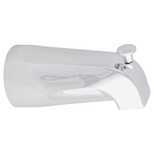 LDR Bath Tub Diverter Spout Universal 2-3/4 in. L X 4 in. W X 7-3/4 in. H X 3/4 in. D 1/2 in. Silver