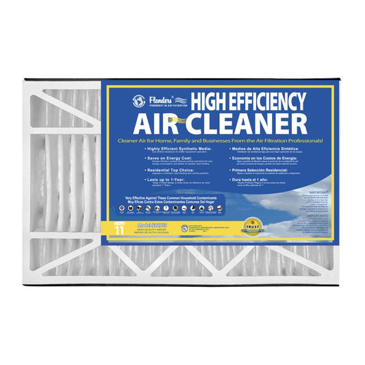 Flanders 25 in. W X 16 in. H X 5 in. D 11 MERV Pleated Air Filter 1 pk