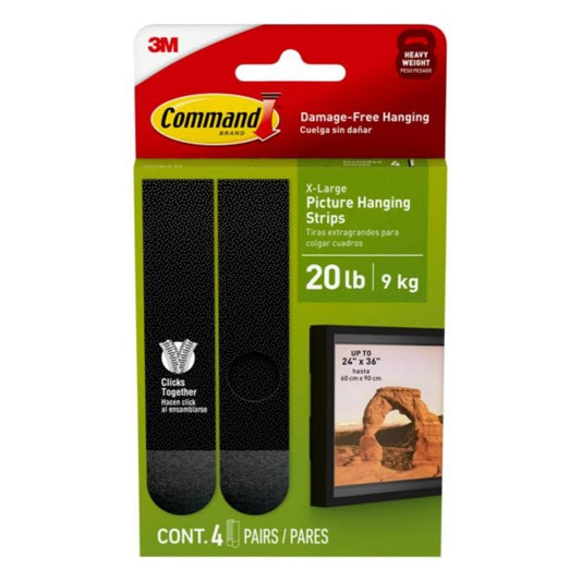 3M Command Extra Large Foam Strips 4 pk