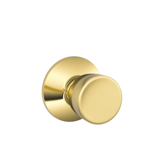 Schlage Bell Classic Bright Brass Privacy Knob Right or Left Handed