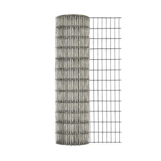 IronRidge 24 in. H X 25 ft. L Galvanized Steel Welded 1 in. X 1 in. in.