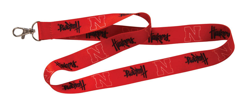 HILLMAN NCAA Polyester Red Lanyard