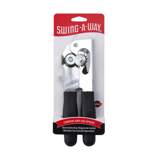 Swing-A-Way Black Steel Manual Can Opener