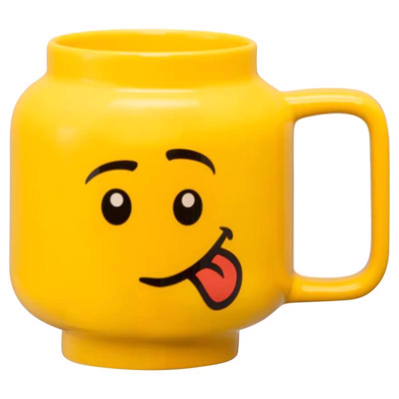 LEGO 17.9 oz Yellow BPA Free Silly Mug