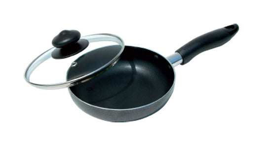 Bene Casa Aluminum Fry Pan 6 in. Black