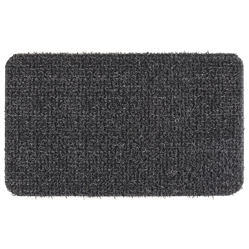 GrassWorx Clean Machine 24 in. W X 18 in. L Flint Flair Astroturf Door Mat