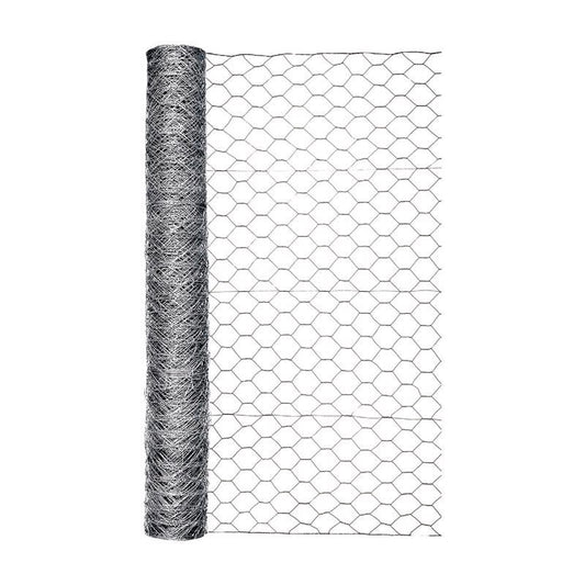 Garden Craft 48 in. H X 50 ft. L Galvanized Steel Fencing 2 in.