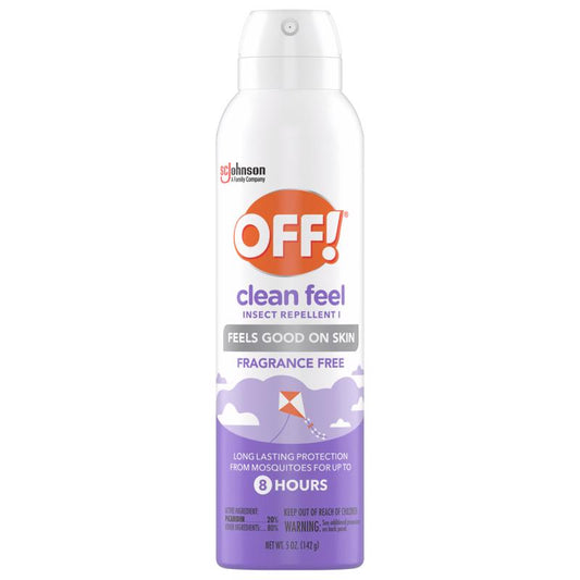 OFF! Clean Feel Insect Repellent Liquid For Mosquitoes/Ticks 5 oz