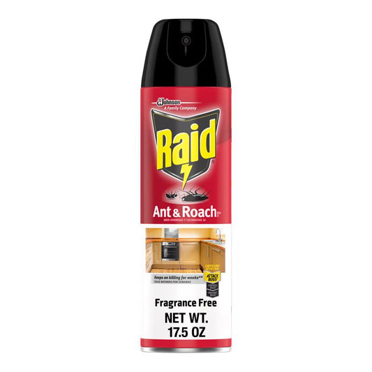 Raid Ant and Roach Killer Aerosol 17.5 oz
