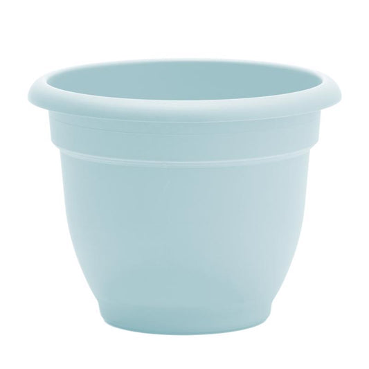 Bloem Ariana 7 in. H X 8.75 in. W X 8 in. D Resin Traditional Planter Misty Blue