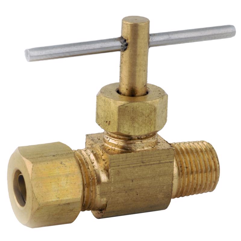 Anderson Metals 1/4 in. 1/8 in. Brass Needle Valve