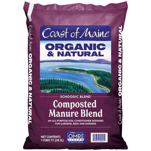 Coast of Maine Schoodic Blend Organic Cow Manure 1 cu ft 2 ft